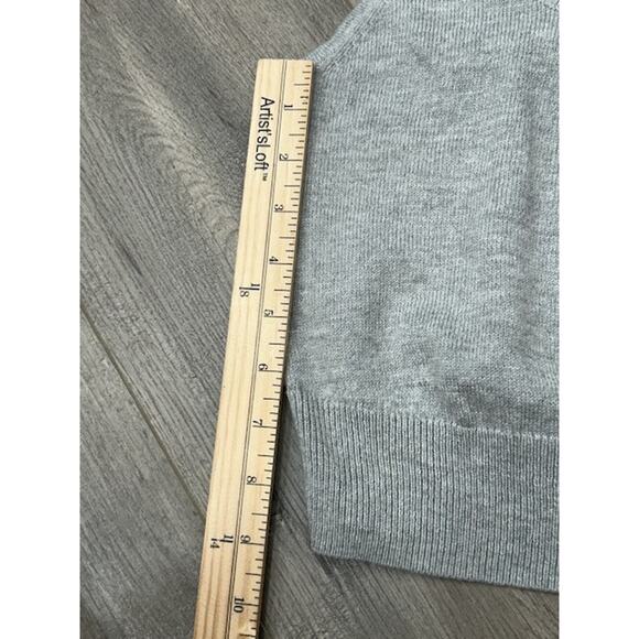 Eberjey Womens Recycled Sweater Cropped Tank Square Neck Heather Grey Size L NWT - Picture 10 of 10